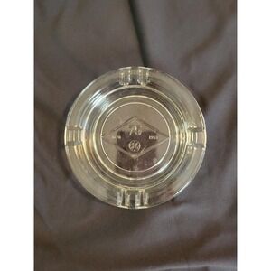 Vintage General Electric GE 75th Anniversary Glass Ashtray 1878-1953 Collectible